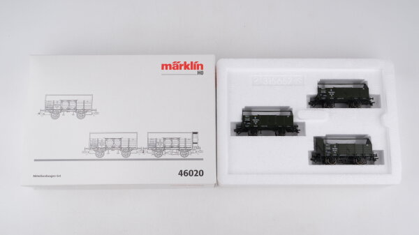 Märklin H0 46020 Mittelbordwagen-Set K.W.Sts.B.