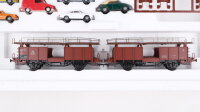 Märklin H0 46132 Doppel-Autotransporter mit 8 PKWs der DB