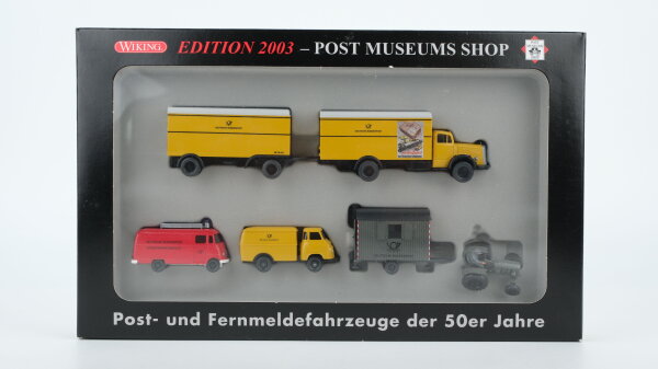 Wiking H0 80-07 Edition 2003 Post- und Fernmeldefahrzeuge der 50er Jahre
