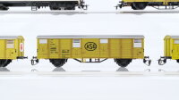 BTTB TT Konvolut gedeckte Güterwagen "ASG" Kühlwagen SJ u.a.