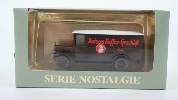 Roskopf H0 1038 Mercedes L2 "Kaiser´s Kaffee" braun