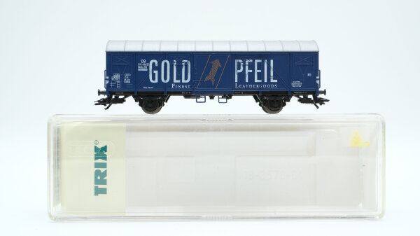 Trix H0 23886 Gedeckter Güterwagen "Gold Pfeil"
