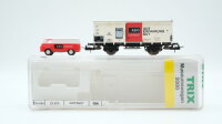 Trix H0 23970 Güterwagen mit PKW Museumswagen 2000...