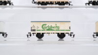 BTTB TT Konvolut gedeckte Güterwagen "Carlsberg Tuborg OL" DSB
