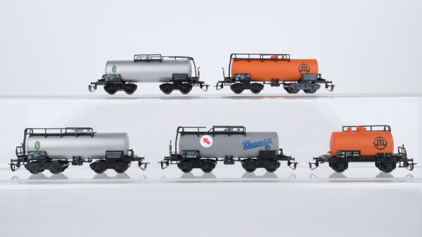 BTTB TT Konvolut Kesselwagen "JTL Rheinmetall" DR (Abbrüche)