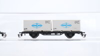 BTTB TT Konvolut Containertragwagen teilbeladen "DDRCont" Behältertragwagen DR