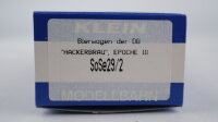 M+D H0 029 Güterwagen-Set Privatwagen Bierwagen 4-tlg DB