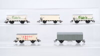 BTTB TT Konvolut gedeckte Güterwagen "Carlsberg...