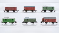 BTTB TT Konvolut gedeckte Güterwagen DR (Abbrüche)