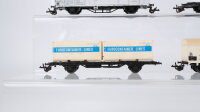 BTTB TT Konvolut Containertragwagen teilbeladen Kühlwagen Rungenwagen DR u.a. (Abbruch)