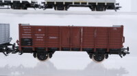Piko H0 Konvolut Hochbordwagen Flachdachwagen mit Bremserhaus K.Sächs.Sts.E.B.