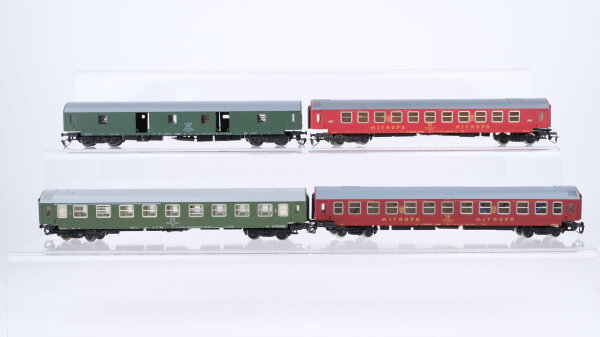 BTTB TT Konvolut Speisewagen "Mitropa" Abteilwagen 1./2. Kl. Postwagen "Deutsche Post" DR