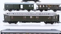 Roco H0 Konvolut Postwagen Packwagen Personenwagen 2./3.Kl. 3.Kl DR (unvollständig)