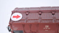 BTTB TT Konvolut Hochbordwagen teilbeladen Tiertransportwagen Klappdeckelwagen Rungenwagen belladen DR (Abbrüche)