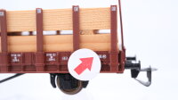 BTTB TT Konvolut Hochbordwagen teilbeladen Tiertransportwagen Klappdeckelwagen Rungenwagen belladen DR (Abbrüche)