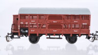 BTTB TT Konvolut Hochbordwagen teilbeladen Tiertransportwagen Klappdeckelwagen Rungenwagen belladen DR (Abbrüche)