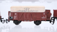 BTTB TT Konvolut Hochbordwagen teilbeladen Tiertransportwagen Klappdeckelwagen Rungenwagen belladen DR (Abbrüche)