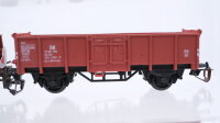BTTB TT Konvolut Hochbordwagen teilbeladen Tiertransportwagen Klappdeckelwagen Rungenwagen belladen DR (Abbrüche)