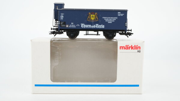 Märklin H0 84890 Bierwagen THURN UND TAXIS  (Kühlwagen mit Bremserhaus)  Gk 10 der DB Postmuseumswagen 1994