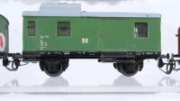 BTTB TT Konvolut Selbstentladewagen Klappdeckelwagen Hochbordwagen Niederbordwagen mit Glocke Güterzugbegleitwagen DR