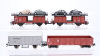 Fleischmann H0 Konvolut Autotransportwagen-Set mit 4...