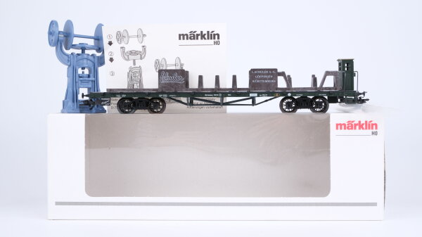 Märklin H0 48001 Museumswagen (Museum 2001) Flachwagen + Ladung "Schuler" WEG