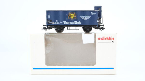 Märklin H0 84890 Bierwagen THURN UND TAXIS  (Kühlwagen mit Bremserhaus)  Gk 10 der DB Postmuseumswagen 1994