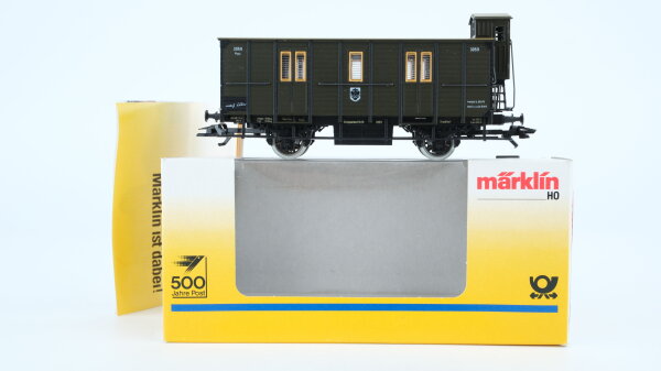 Märklin H0 4500 Bahnpostwagen 3059 Post (60-01) K.P.E.V.