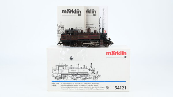 Märklin H0 34121 Dampflok "Reinheim" BR Reihe P 2.II Pfalz-Bahn Wechselstrom Delta Digital