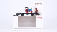 Märklin H0 46844 Flachwagen mit Traktor  H 10 der DB
