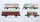 Märklin H0 Konvolut Kühlwagen "Migros, Ganter" gedeckter Güterwagen Weinfasswagen "308" DB/u.a. (Abbruch)