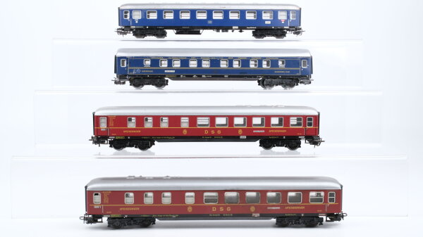 Märklin H0 Konvolut Speisewagen "DSG" Schlafwagen blau Personenwagen 1.Kl. blau DB/u.a.