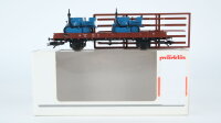 Märklin H0 46363 Rungenwagen mit LANZ-Bulldogs  R 02...