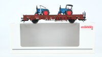 Märklin H0 46948 Rungenwagen mit Traktoren Rlmms 58...