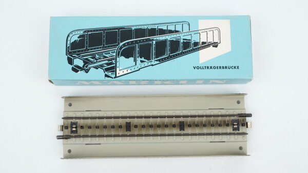 Märklin H0 7161 Vollträgerbrücke (in OVP hellblau)