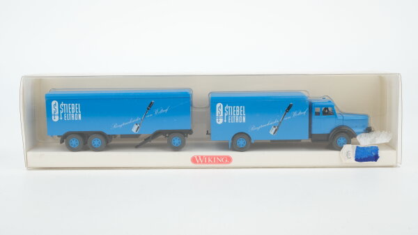 Wiking H0 8914041 Krupp Titan Koffer-Lastzug Stiebel Eltron