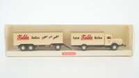 Wiking H0 8860740 Büssing 8000 Koffer-Lastzug Fulda...
