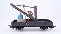 Egger-Bahn H0e 2309 Kranwagen mit Kranführer