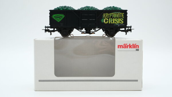 Märklin H0 48706 Offener Güterwagen KRYPTONITE CRISIS  El-u 1.FC märklin Jahreswagen 2006