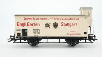 Märklin H0 4677 Kühlwagen mit Bremserhaus (ENGL. GARTEN STUTTGART) der K.W.St.E.