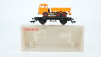 Fleischmann H0 5219 Flachwagen mit LKW (Mercedes) 30 80...