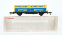 Fleischmann H0 5233 Container-Tragwagen (Danzas Gentransco) DB