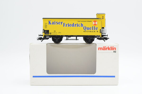 Märklin H0 4890 Kühlwagen mit Bremserhaus KAISER FRIED. QUELLE  Gk der DB