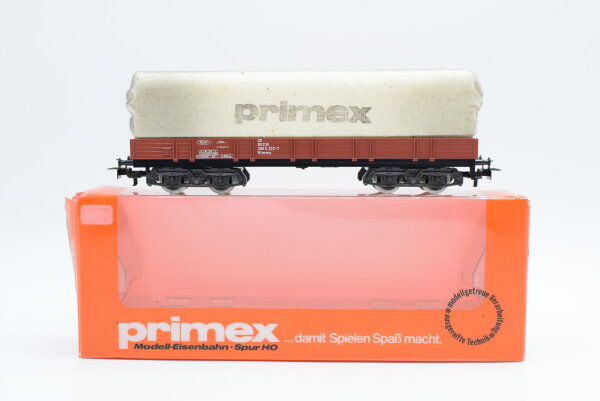Primex H0 4554 Niederbordwagen mit Plane DB