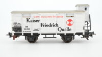 Liliput H0 218 Güterwagen mit Bremserhaus "Kaiser Friedrich Quelle" DB