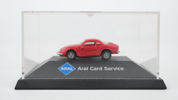 Herpa H0 PKW (Renault Alpine A110),  Aral Card Service, rot, 1:87