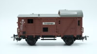 Piko H0 143-015 Gedeckter Güterwagen mit Bremswagen Gwhu DR