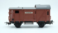 Piko H0 143-015 Gedeckter Güterwagen mit Bremswagen Gwhu DR