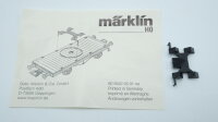 Märklin H0 46843 Flachwagen mit Überseekiste und Traktor  H 10 der DB