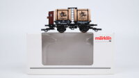 Märklin H0 94185 Weinfaßwagen mit Bremserhaus...